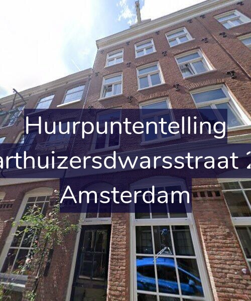 Foto gevel Huurpuntentelling voor Karthuizersdwarsstraat 24, Amsterdam