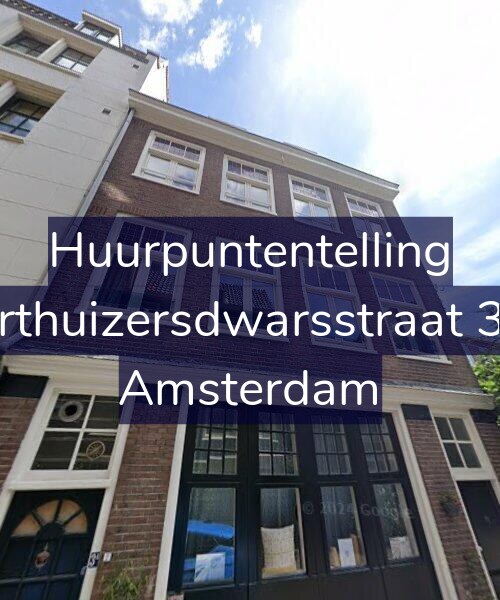 Foto gevel Huurpuntentelling voor Karthuizersdwarsstraat 3-B, Amsterdam