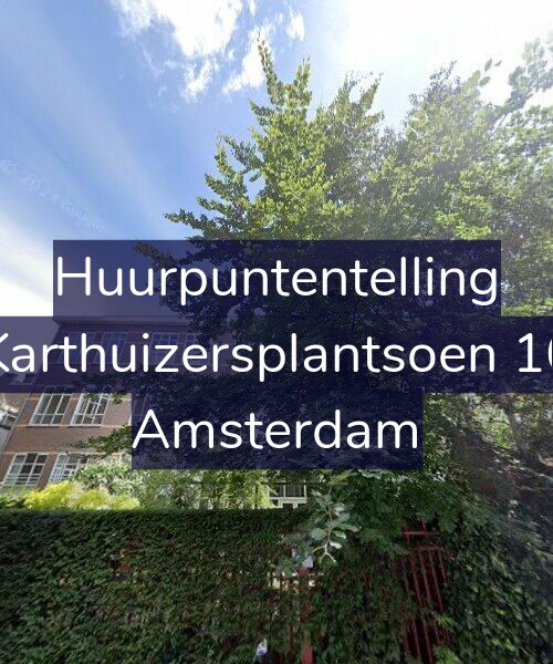 Foto gevel Huurpuntentelling voor Karthuizersplantsoen 16, Amsterdam