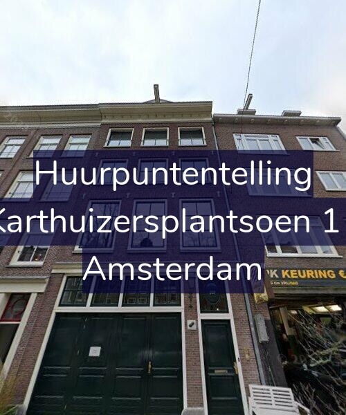 Foto gevel Huurpuntentelling voor Karthuizersplantsoen 11, Amsterdam