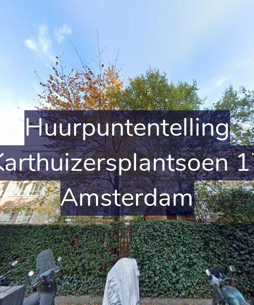 Foto gevel Huurpuntentelling voor Karthuizersplantsoen 17, Amsterdam