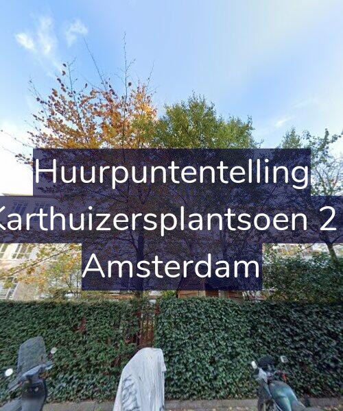 Foto gevel Huurpuntentelling voor Karthuizersplantsoen 21, Amsterdam