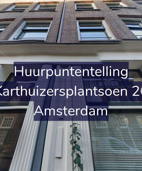 Foto gevel Huurpuntentelling voor Karthuizersplantsoen 26, Amsterdam