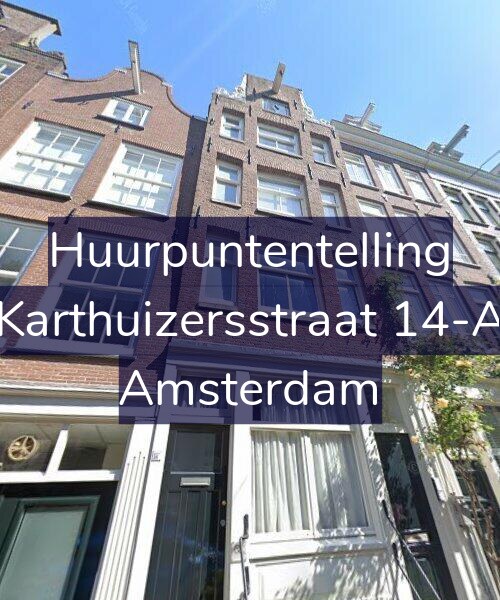 Foto gevel Huurpuntentelling voor Karthuizersstraat 14-A, Amsterdam