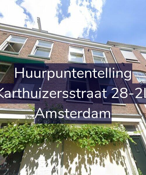 Foto gevel Huurpuntentelling voor Karthuizersstraat 28-2L, Amsterdam