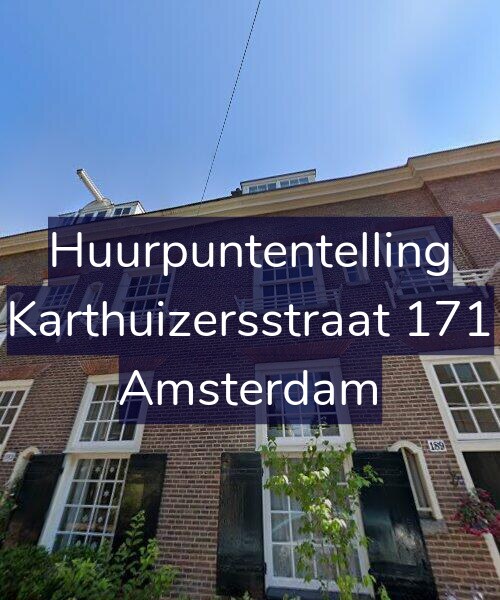Foto gevel Huurpuntentelling voor Karthuizersstraat 171, Amsterdam