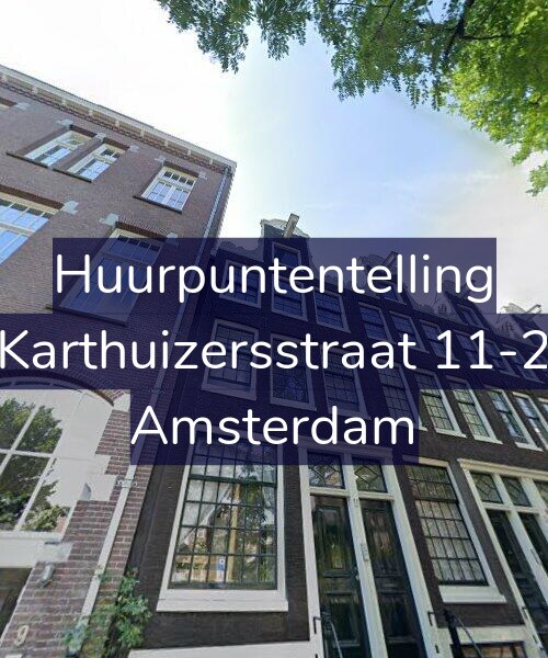 Foto gevel Huurpuntentelling voor Karthuizersstraat 11-2, Amsterdam