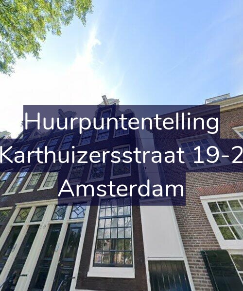 Foto gevel Huurpuntentelling voor Karthuizersstraat 19-2, Amsterdam
