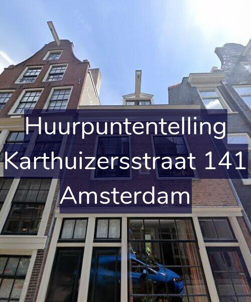 Foto gevel Huurpuntentelling voor Karthuizersstraat 141, Amsterdam