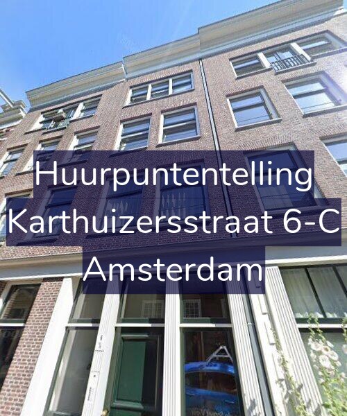 Foto gevel Huurpuntentelling voor Karthuizersstraat 6-C, Amsterdam