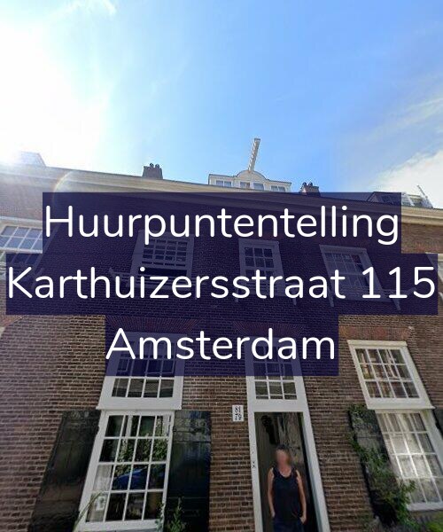 Foto gevel Huurpuntentelling voor Karthuizersstraat 115, Amsterdam