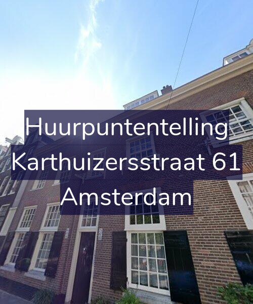 Foto gevel Huurpuntentelling voor Karthuizersstraat 61, Amsterdam