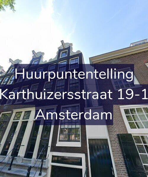 Foto gevel Huurpuntentelling voor Karthuizersstraat 19-1, Amsterdam