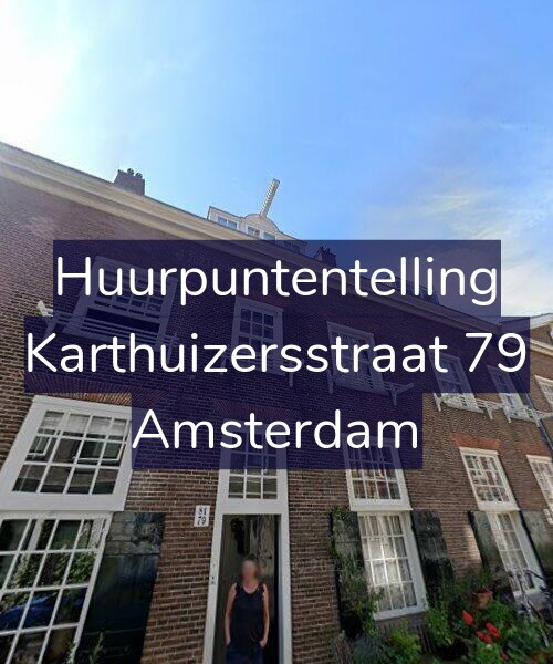 Foto gevel Huurpuntentelling voor Karthuizersstraat 79, Amsterdam