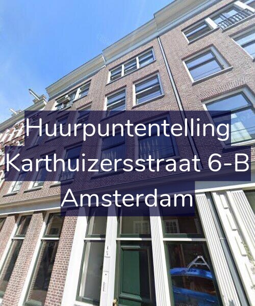 Foto gevel Huurpuntentelling voor Karthuizersstraat 6-B, Amsterdam
