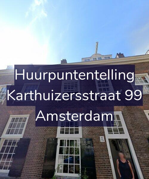 Foto gevel Huurpuntentelling voor Karthuizersstraat 99, Amsterdam