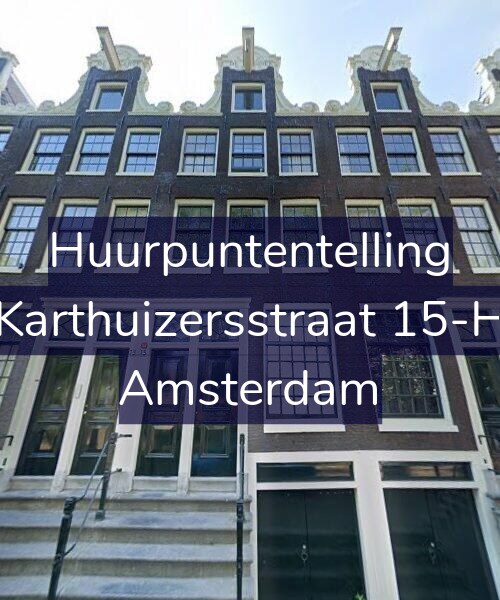 Foto gevel Huurpuntentelling voor Karthuizersstraat 15-H, Amsterdam