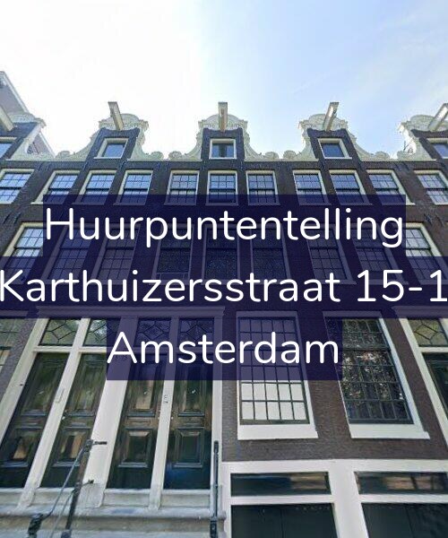 Foto gevel Huurpuntentelling voor Karthuizersstraat 15-1, Amsterdam