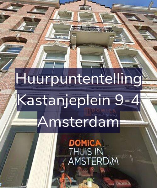 Foto gevel Huurpuntentelling voor Kastanjeplein 9-4, Amsterdam