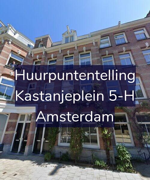 Foto gevel Huurpuntentelling voor Kastanjeplein 5-H, Amsterdam