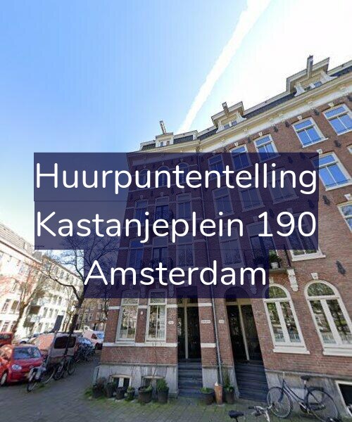 Foto gevel Huurpuntentelling voor Kastanjeplein 190, Amsterdam