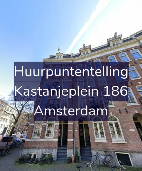 Foto gevel Huurpuntentelling voor Kastanjeplein 186, Amsterdam