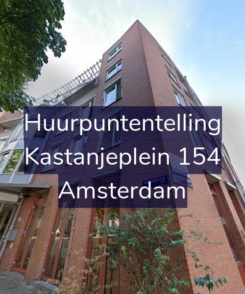 Foto gevel Huurpuntentelling voor Kastanjeplein 154, Amsterdam