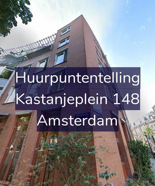 Foto gevel Huurpuntentelling voor Kastanjeplein 148, Amsterdam