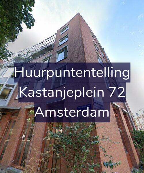 Foto gevel Huurpuntentelling voor Kastanjeplein 72, Amsterdam