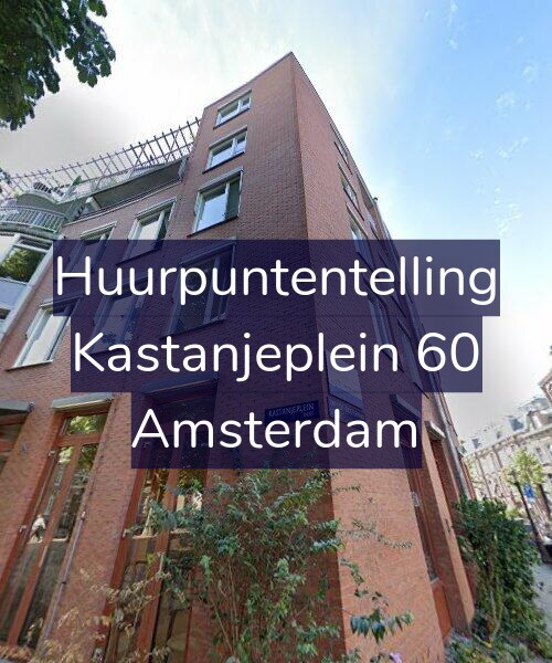 Foto gevel Huurpuntentelling voor Kastanjeplein 60, Amsterdam
