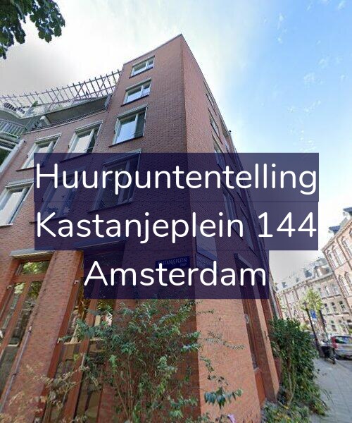 Foto gevel Huurpuntentelling voor Kastanjeplein 144, Amsterdam