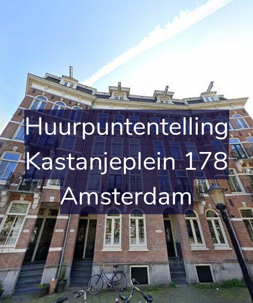 Foto gevel Huurpuntentelling voor Kastanjeplein 178, Amsterdam