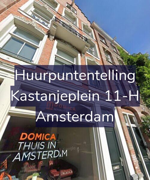Foto gevel Huurpuntentelling voor Kastanjeplein 11-H, Amsterdam