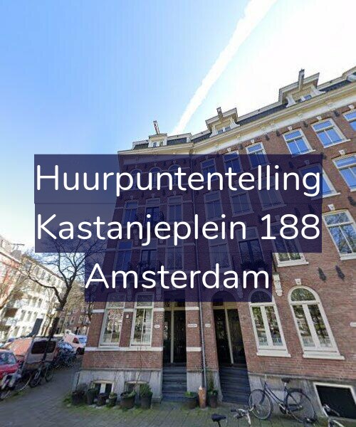 Foto gevel Huurpuntentelling voor Kastanjeplein 188, Amsterdam