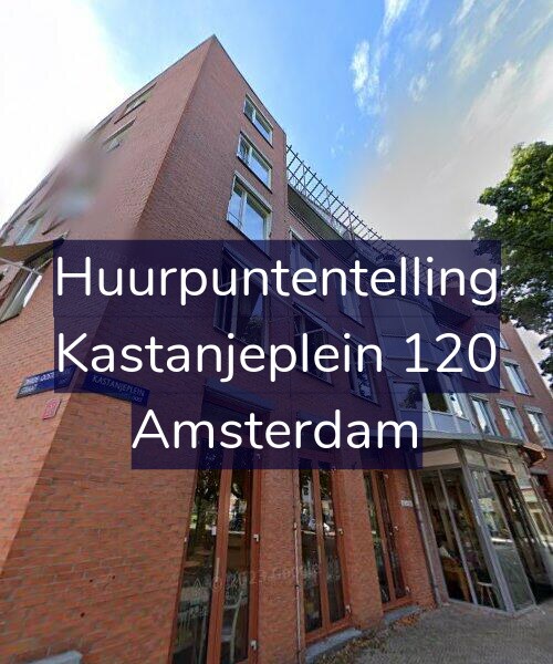 Foto gevel Huurpuntentelling voor Kastanjeplein 120, Amsterdam