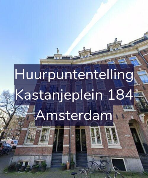 Foto gevel Huurpuntentelling voor Kastanjeplein 184, Amsterdam