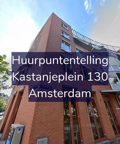 Foto gevel Huurpuntentelling voor Kastanjeplein 130, Amsterdam
