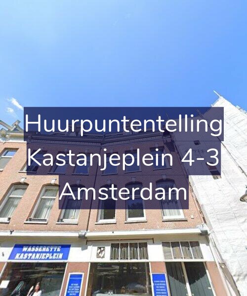 Foto gevel Huurpuntentelling voor Kastanjeplein 4-3, Amsterdam