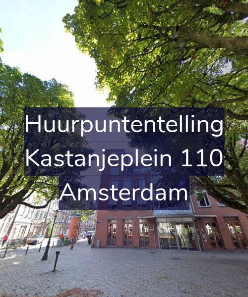 Foto gevel Huurpuntentelling voor Kastanjeplein 110, Amsterdam