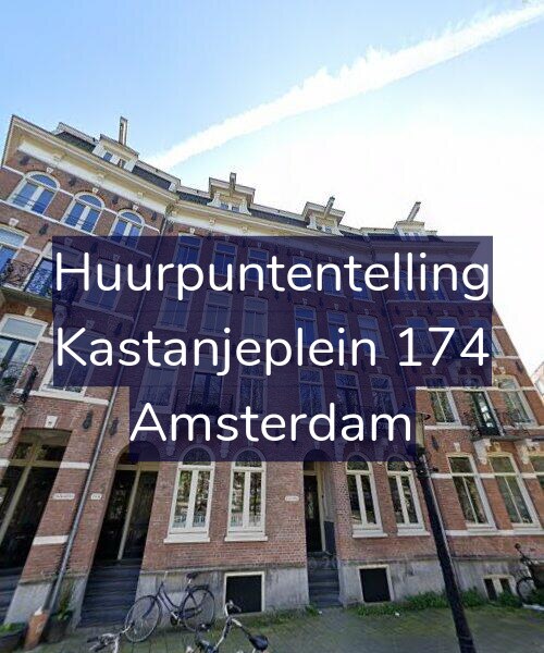 Foto gevel Huurpuntentelling voor Kastanjeplein 174, Amsterdam