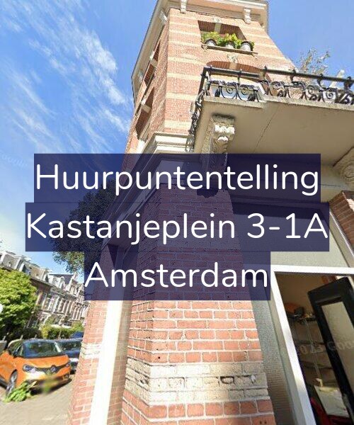 Foto gevel Huurpuntentelling voor Kastanjeplein 3-1A, Amsterdam