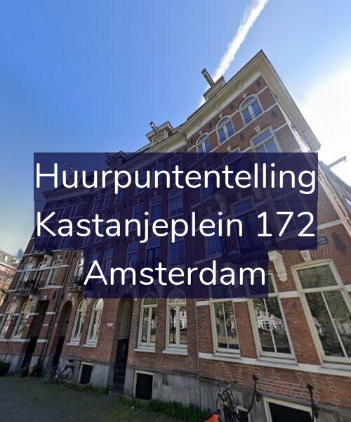 Foto gevel Huurpuntentelling voor Kastanjeplein 172, Amsterdam