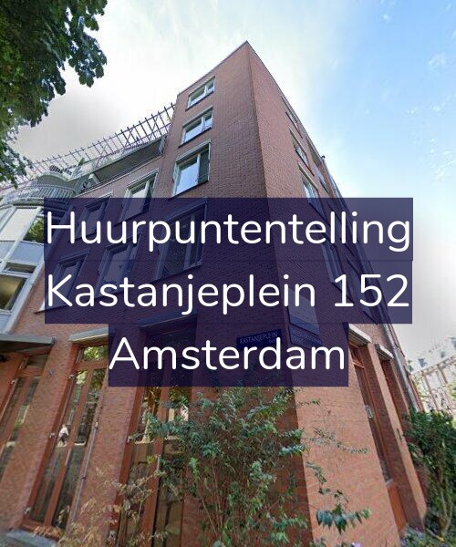 Foto gevel Huurpuntentelling voor Kastanjeplein 152, Amsterdam