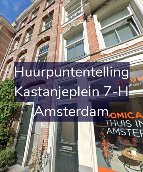 Foto gevel Huurpuntentelling voor Kastanjeplein 7-H, Amsterdam