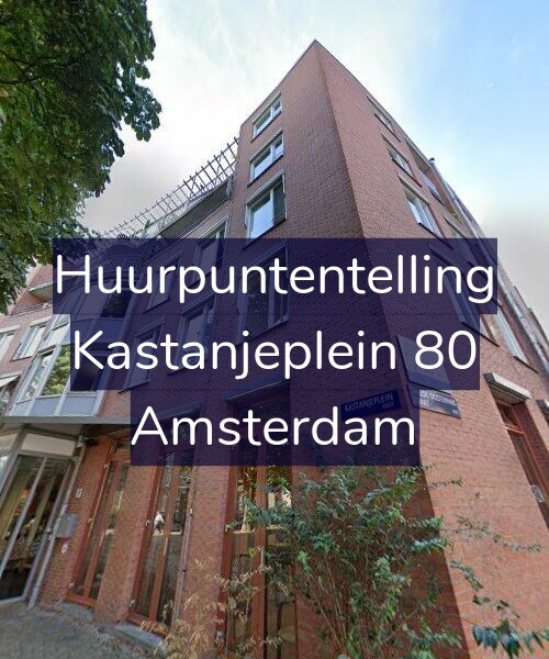 Foto gevel Huurpuntentelling voor Kastanjeplein 80, Amsterdam