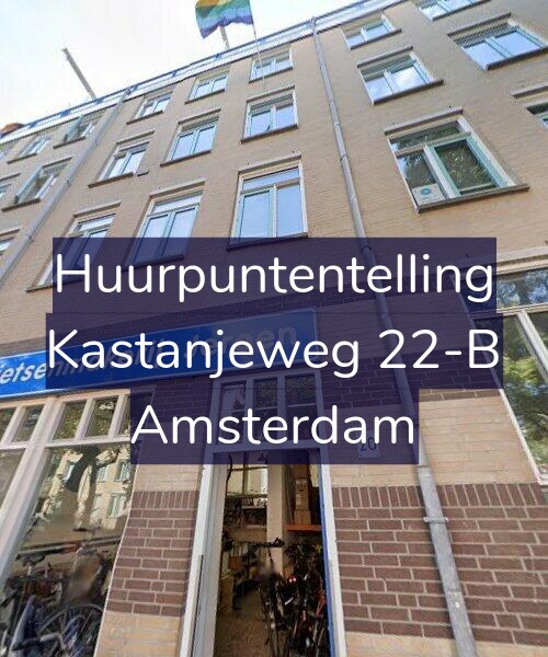 Foto gevel Huurpuntentelling voor Kastanjeweg 22-B, Amsterdam