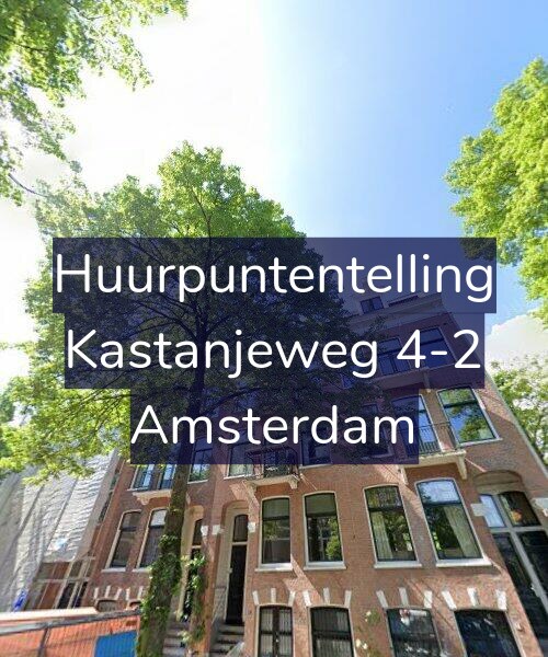 Foto gevel Huurpuntentelling voor Kastanjeweg 4-2, Amsterdam