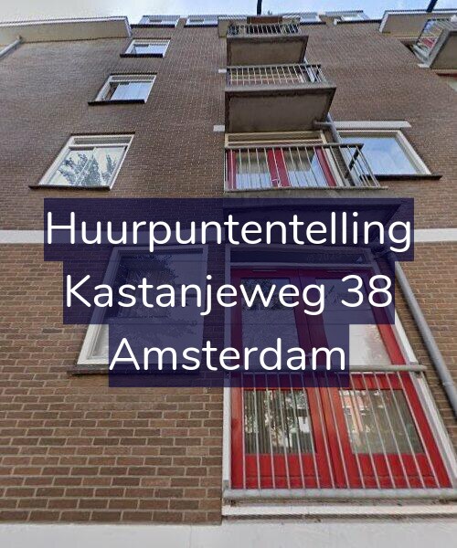 Foto gevel Huurpuntentelling voor Kastanjeweg 38, Amsterdam