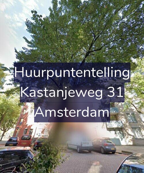 Foto gevel Huurpuntentelling voor Kastanjeweg 31, Amsterdam