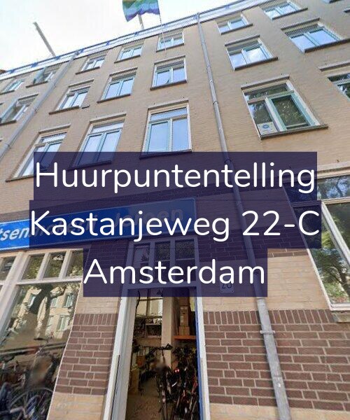 Foto gevel Huurpuntentelling voor Kastanjeweg 22-C, Amsterdam